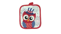 Pot Holder with an Uncle Sam Owl